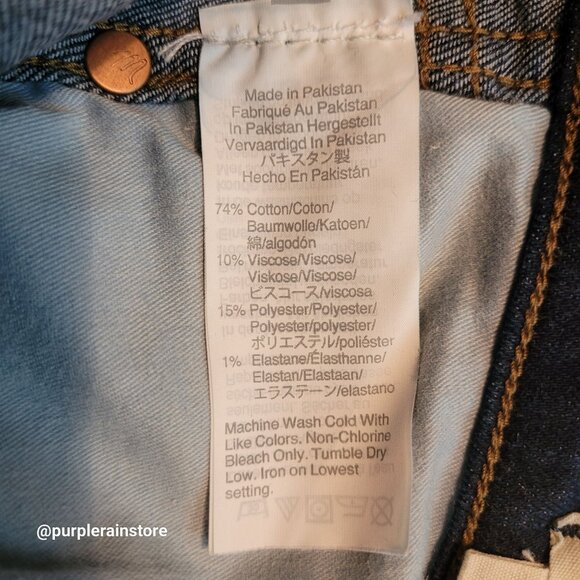 Madewell Jeans 27 Skinny 10" High Rise M2230 Dark Wash Tummy Control Stretch - Picture 6 of 13